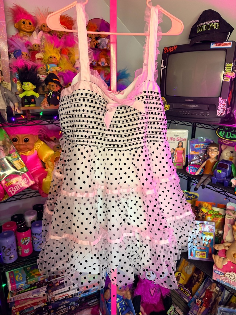 Shop my violet polka dot dress size XL